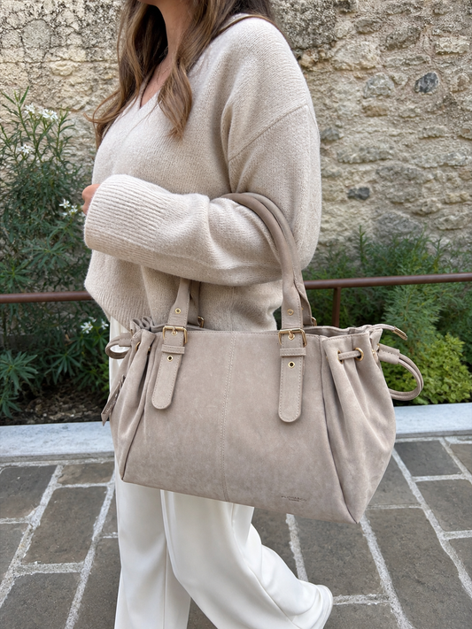 Sac à main Flora & Co Paris Beige Léa