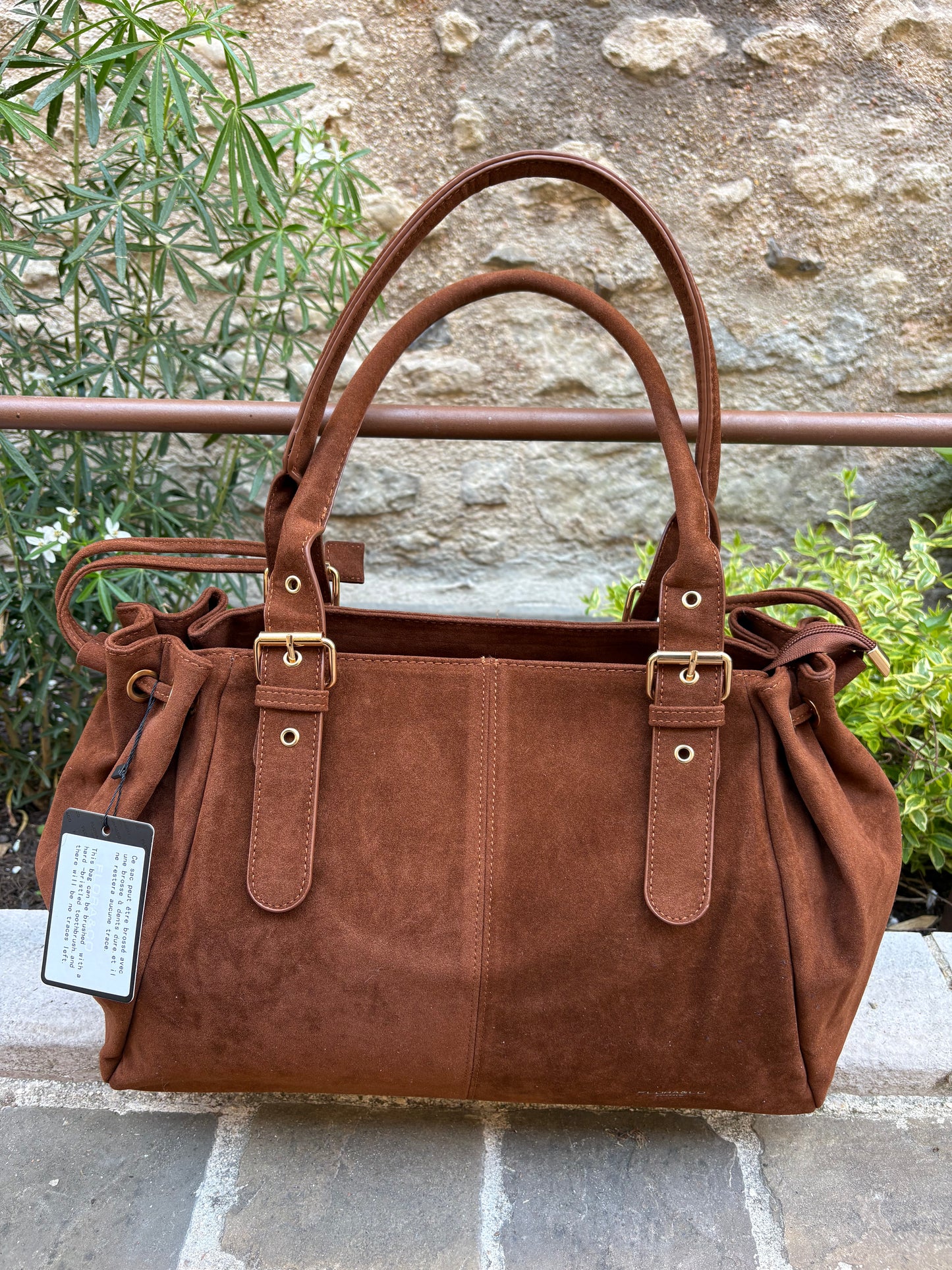 Sac à main Flora & Co Paris Camel Léa