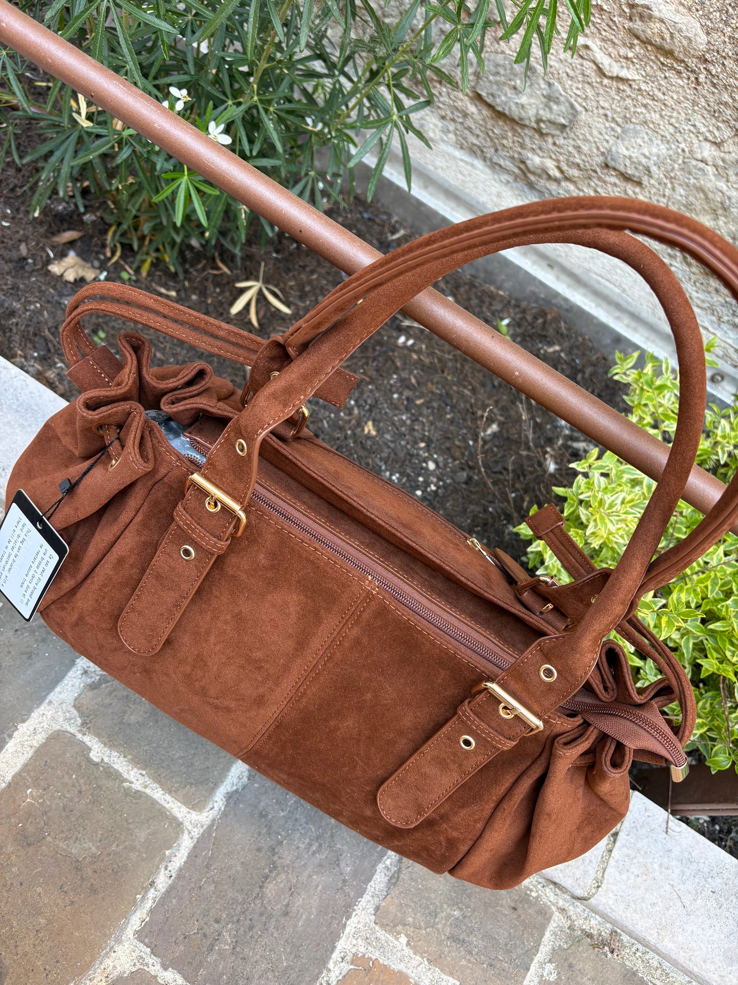 Sac à main Flora & Co Paris Camel Léa