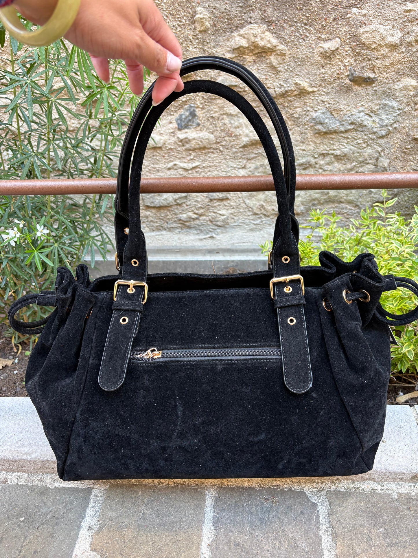 Sac à main Flora & Co Paris Noir Léa