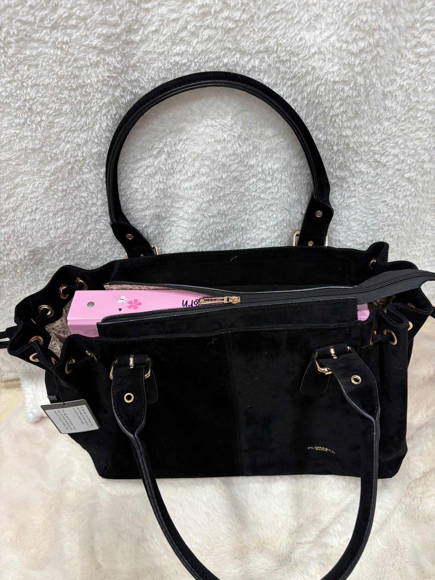 Sac à main Flora & Co Paris Noir Léa